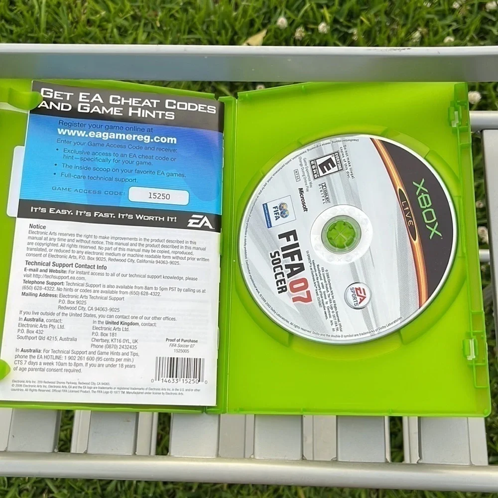 XBOX FIFA 07 Soccer game